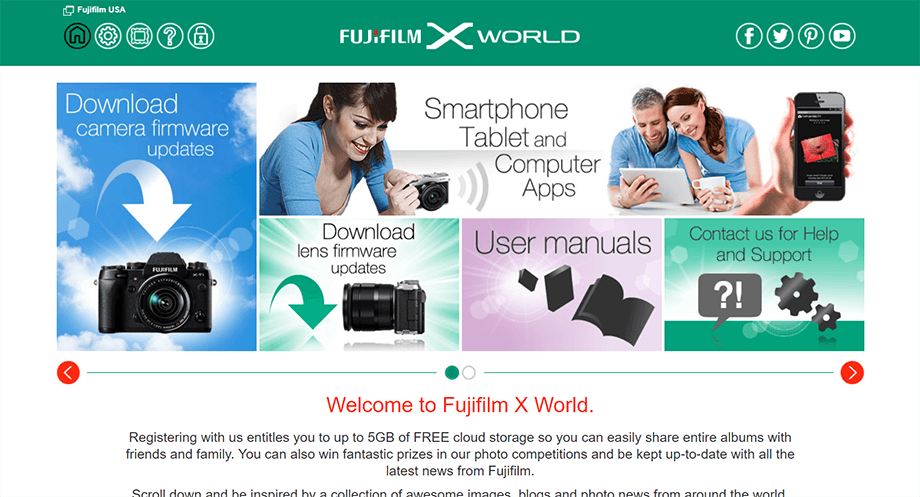 FujiFilm X World